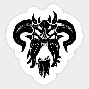 Insanity Mode (Black) Sticker